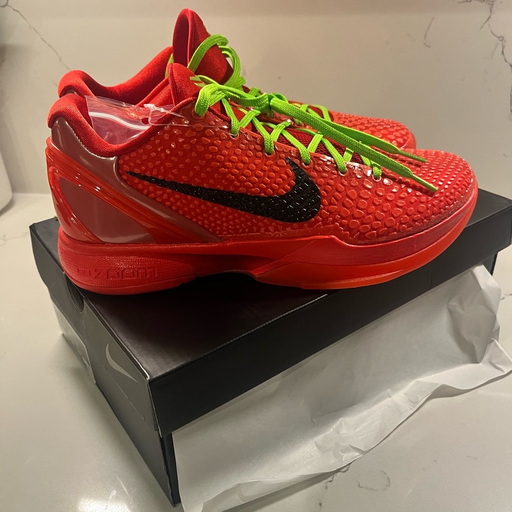 Nike Kobe VI Protro Low Reverse Grinch - Size 10